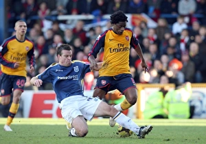 Alex Song (Arsenal) Paul Parry (Cardiff) Alex Song (Arsenal) Paul Parry (Cardiff)