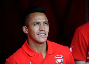 Images Dated 2nd August 2014: Alexis Sanchez (Arsenal). Arsenal 5: 1 Benfica. The Emirates Cup, Day 1