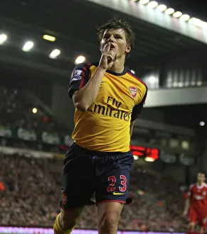 Andrey Arshavin celebrates scoring the 2nd Arsenal goal Andrey Arshavin celebrates scoring the 2nd Arsenal goal
