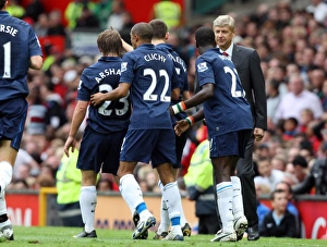 Andrey Arshavin celebrates scoring Arsenal's goal with Gael Clichy Andrey Arshavin celebrates scoring Arsenal's goal with Gael Clichy