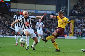 Andrey Arshavin shoots past James Morrison to score the 1st Arsenal goal Andrey Arshavin shoots past James Morrison to score the 1st Arsenal goal