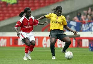 Images Dated 8th May 2007: Anita Asante (Arsenal) Eniola Aluko (Charlton)
