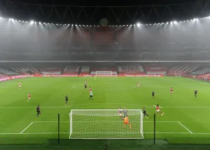 Arsenal vs Aston Villa Print: Emirates Stadium Showdown