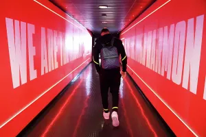 Arsenal Players at Emirates Stadium Print