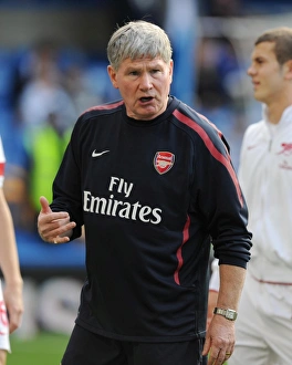 Arsenal assistant manager Pat Rice. Chelsea 2:0 Arsenal, Barclays Premier League Arsenal assistant manager Pat Rice. Chelsea 2:0 Arsenal, Barclays Premier League