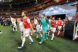 Arsenal captain Cesc Fabregas and Lucasz Fabianski. Arsenal 5:1 Shakhtar Donetsk Arsenal captain Cesc Fabregas and Lucasz Fabianski. Arsenal 5:1 Shakhtar Donetsk