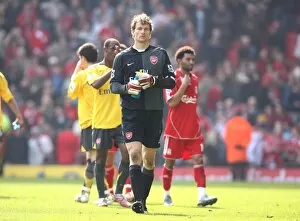 Images Dated 2nd April 2007: Arsenal captain Jens Lehmann after the match
