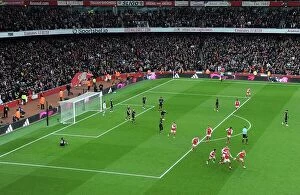 Arsenal v AFC Bournemouth 2022-23 Collection: Arsenal Celebrate Ben White's Goal Against AFC Bournemouth in Premier League 2022-23