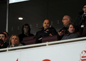 Arsenal CEO and Ladies Chairman Ivan Gazidis watches the match from the Directors Box Arsenal CEO and Ladies Chairman Ivan Gazidis watches the match from the Directors Box