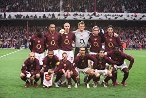 Images Dated 21st April 2006: The Arsenal team. Arsenal 1: 0 Villarreal