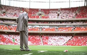Images Dated 26th July 2006: Arsene Wenger the Arsenal Manager at the edge of his technical area