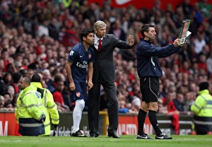 Arsene Wenger the Arsenal Manager gives Eduardo Arsene Wenger the Arsenal Manager gives Eduardo