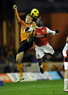 Bacary Sagna (Arsenal) Kevin Doyle (Wolves). Wolverhampton Wanderers 0:2 Arsenal Bacary Sagna (Arsenal) Kevin Doyle (Wolves). Wolverhampton Wanderers 0:2 Arsenal