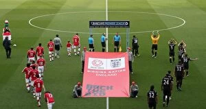 Images Dated 24th April 2010: Back the bid banner. Arsenal 0: 0 Manchester City. Barclays Premier League