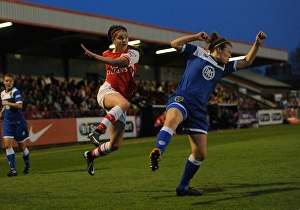 Carla Humphrey (Arsenal) Hayley Ladd (Bristol). Arsenal Ladies 2:0 Bristol Academy Carla Humphrey (Arsenal) Hayley Ladd (Bristol). Arsenal Ladies 2:0 Bristol Academy