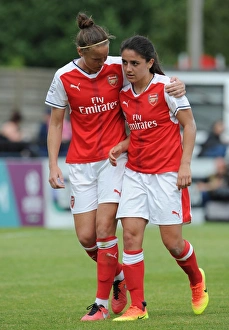 Casey Stoney and Danielle van de Donk (Arsenal Ladies). Arsenal Ladies 2:0 Notts County Casey Stoney and Danielle van de Donk (Arsenal Ladies). Arsenal Ladies 2:0 Notts County