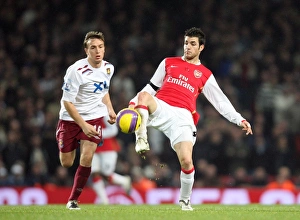 Cesc Fabregas (Arsenal) Mark Noble (West Ham) Cesc Fabregas (Arsenal) Mark Noble (West Ham)