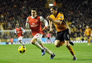 Cesc Fabregas (Arsenal) Stephen Ward (Wolves). Wolverhampton Wanderers 0:2 Arsenal Cesc Fabregas (Arsenal) Stephen Ward (Wolves). Wolverhampton Wanderers 0:2 Arsenal
