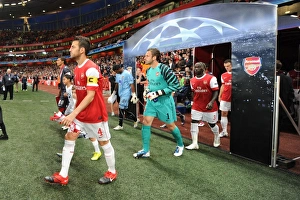 Cesc Fabregas and Manuel Almunia (Arsenal). Arsenal 6:0 SC Braga, UEFA Champions League Cesc Fabregas and Manuel Almunia (Arsenal). Arsenal 6:0 SC Braga, UEFA Champions League