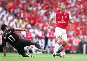 Images Dated 24th July 2006: Dennis Bergkamp (Arsenal) Frank Rijkaard (Ajax Legends)