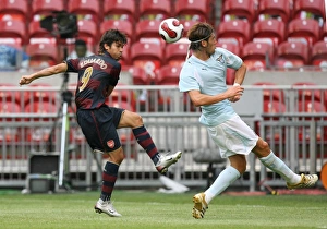 Eduardo (Arsenal) Guglielmo Stendardo (Lazio) Eduardo (Arsenal) Guglielmo Stendardo (Lazio)