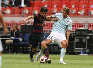 Eduardo (Arsenal) Massimo Mutarelli (Lazio) Eduardo (Arsenal) Massimo Mutarelli (Lazio)