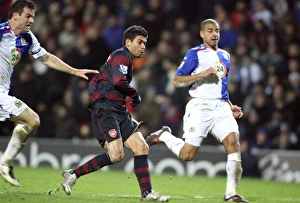 Eduardo scores Arsenal's 3rd goal his 2nd under pressure from Steven Reid Eduardo scores Arsenal's 3rd goal his 2nd under pressure from Steven Reid
