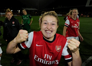 Ellen White (Arsenal) celebrates after the match. Arsenal Ladies 1:0 Birmingham City Ellen White (Arsenal) celebrates after the match. Arsenal Ladies 1:0 Birmingham City