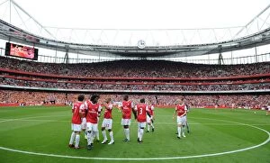 Images Dated 21st August 2010: Emirates Stadium. Arsenal 6: 0 Blackpool, Barclays Premier League, Emirates Stadium