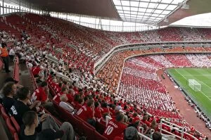 Images Dated 25th July 2006: Emirates Stadium, fans in the south end