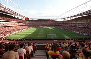 Emirates Stadium, the view from Club Level during the match Emirates Stadium, the view from Club Level during the match