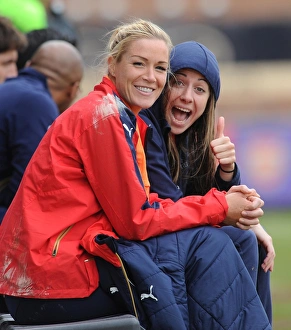 Emma Byrne and Vicky Losada (Arsenal Ladies). Arsenal Ladies 2:2 Notts County Ladies Emma Byrne and Vicky Losada (Arsenal Ladies). Arsenal Ladies 2:2 Notts County Ladies