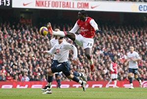 Emmanuel Adebayor (Arsenal) Teemu Tainio (Spurs) Emmanuel Adebayor (Arsenal) Teemu Tainio (Spurs)