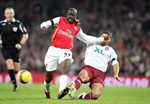 Emmanuel Eboue (Arsenal) Hayden Mullins (West Ham)