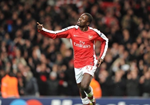 Emmanuel Eboue celebrates scoring the 4th Arsenal goal. Arsenal 5:0 FC Porto Emmanuel Eboue celebrates scoring the 4th Arsenal goal. Arsenal 5:0 FC Porto