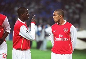 Emmanuel Eboue and Gael Clichy (Arsenal) Emmanuel Eboue and Gael Clichy (Arsenal)