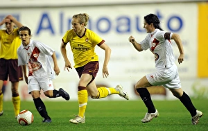 Gemma Davison (Arsenal) Natalia Sanchon (Rayo). Rayo Vallecano 2:0 Arsenal Ladies Gemma Davison (Arsenal) Natalia Sanchon (Rayo). Rayo Vallecano 2:0 Arsenal Ladies