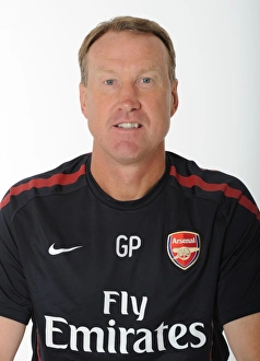 Gerry Peyton (Arsenal Goalkeeping Coach). Arsenal 1st Team Photocall and Membersday Gerry Peyton (Arsenal Goalkeeping Coach). Arsenal 1st Team Photocall and Membersday