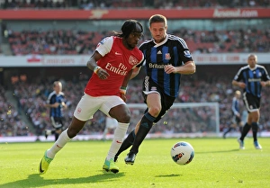 Gervinho (Arsenal) Matthew Upson (Stoke). Arsenal 3:1 Stoke City. Barclays Premier League Gervinho (Arsenal) Matthew Upson (Stoke). Arsenal 3:1 Stoke City. Barclays Premier League