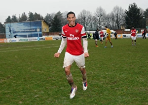 Isaac Hayden (Arsenal) celebrates after the match. Inter Milan U19 0:1 Arsenal U19 Isaac Hayden (Arsenal) celebrates after the match. Inter Milan U19 0:1 Arsenal U19
