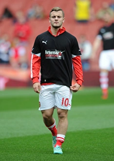 Jack Wilshere (Arsenal) in his Arsenal for Everyone T Shirt. Arsenal 2:2 Hull City Jack Wilshere (Arsenal) in his Arsenal for Everyone T Shirt. Arsenal 2:2 Hull City