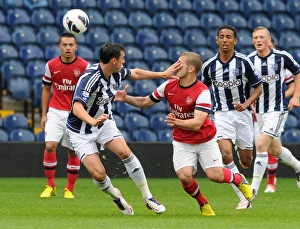 Jack Wilshere (Arsenal) George Thorne (WBA). West Bromwich Albion U21 1:0 Arsenal U21 Jack Wilshere (Arsenal) George Thorne (WBA). West Bromwich Albion U21 1:0 Arsenal U21