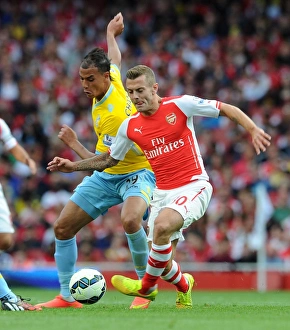 Jack Wilshere (Arsenal) Maroaune Chamakh (Palace). Arsenal 2:1 Crystal Palace. Barclays Jack Wilshere (Arsenal) Maroaune Chamakh (Palace). Arsenal 2:1 Crystal Palace. Barclays