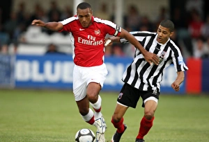 Jay Simpson (Arsenal) Alex Wall (Maidenhead). Maidenhead 1:7 Arsenal. Pre Season Friendly Jay Simpson (Arsenal) Alex Wall (Maidenhead). Maidenhead 1:7 Arsenal. Pre Season Friendly
