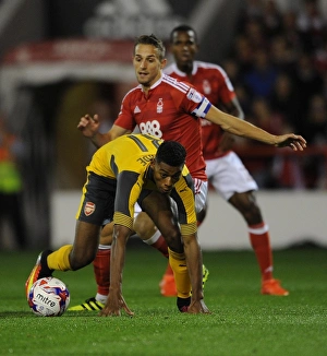 Jeff Reine-Adelaide (Arsenal) Chris Cohen (Forest). Nottingham Forest 0:4 Arsenal Jeff Reine-Adelaide (Arsenal) Chris Cohen (Forest). Nottingham Forest 0:4 Arsenal
