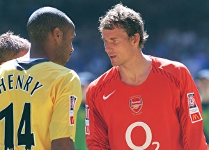 Jens Lehmann and Thierry Henry (Arsenal). Arsenal 1:2 Chelsea Jens Lehmann and Thierry Henry (Arsenal). Arsenal 1:2 Chelsea
