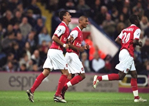 Jeremie Aliadiere celebrates scoring his and Arsenals 2nd goal with Armand Traore Jeremie Aliadiere celebrates scoring his and Arsenals 2nd goal with Armand Traore