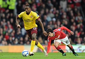 Johan Djourou (Arsenal) Fabio da Silva (Man Utd). Manchester United 2:0 Arsenal Johan Djourou (Arsenal) Fabio da Silva (Man Utd). Manchester United 2:0 Arsenal