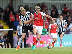 Kelly Smith (Arsenal) Laura Bassett (Notts County). Arsenal Ladies 2:0 Notts County Kelly Smith (Arsenal) Laura Bassett (Notts County). Arsenal Ladies 2:0 Notts County