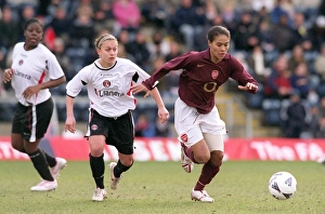 Kelly Smith (Arsenal) Michelle Hickmott (Charlton) Kelly Smith (Arsenal) Michelle Hickmott (Charlton)